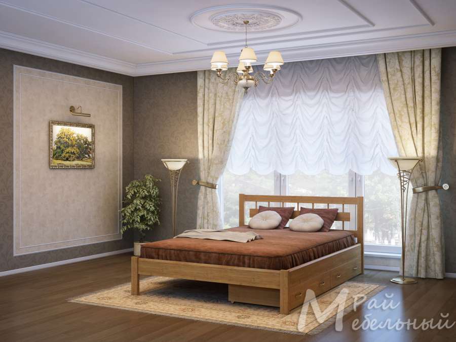 Односпальная кровать Братислава с ящиками