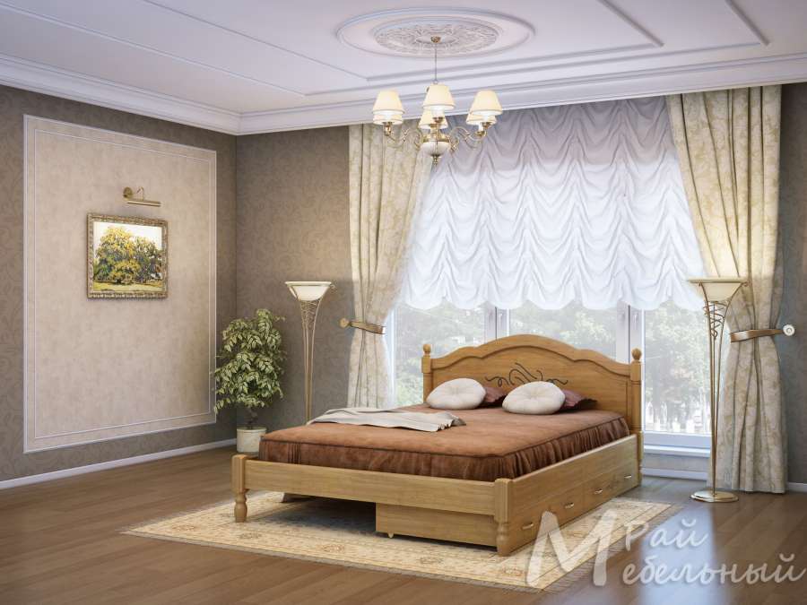 Односпальная кровать Кишинев с ящиками