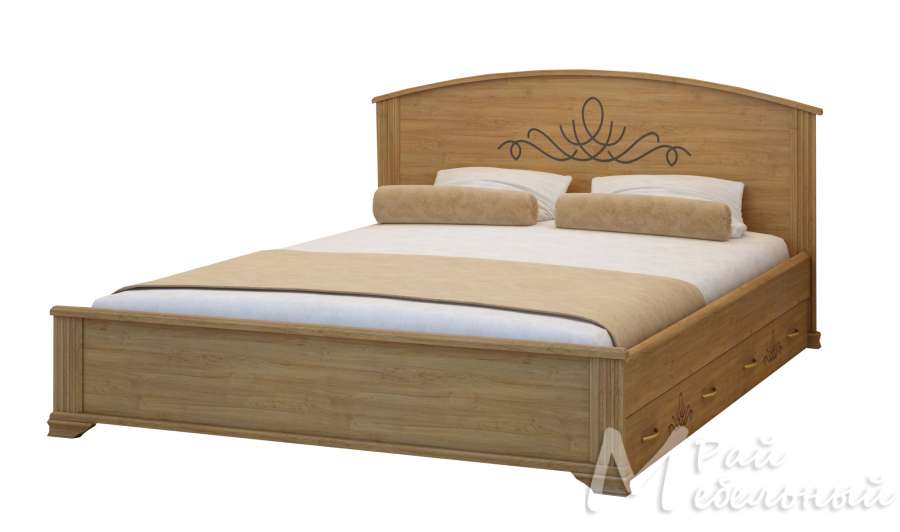 Двуспальная кровать Бишкек с ящиками